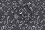 Lade das Bild in den Galerie-Viewer, Webware für Bermudashorts "Kreidezeit" T-Rex 0,5 m