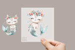 Lade das Bild in den Galerie-Viewer, Bügelbild "Coral Cat"