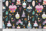 Lade das Bild in den Galerie-Viewer, Supersoft Premium BIO French Terry "Potions" Chalkboard 0,5 m BREIT
