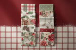 Lade das Bild in den Galerie-Viewer, Supersoft Premium BIO French Terry "Briar and Pine" Polka Red 0,4 m Rest