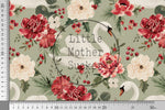 Lade das Bild in den Galerie-Viewer, Supersoft Premium BIO French Terry "Briar and Pine" Swan Sage Green 0,5 m