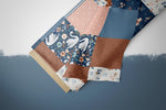 Lade das Bild in den Galerie-Viewer, Design "Rust and Royal" Patchwork 0,5 m