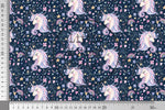 Lade das Bild in den Galerie-Viewer, Premium BIO Jersey "Twilight Sparkle" navy klein 0,5 m
