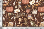 Lade das Bild in den Galerie-Viewer, Premium BIO Jersey "School of Magic" Helga caramel 0,5 m