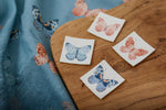 Lade das Bild in den Galerie-Viewer, Kunstleder Patch "Josephina Schmetterling 1" 3,5 x 3,5 cm