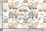 Lade das Bild in den Galerie-Viewer, Frottee Jersey "Baustelle im Kindergarten" 0,5 m