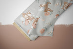 Lade das Bild in den Galerie-Viewer, Supersoft Premium BIO Jersey "Enchanted Forest" sage 0,5 m