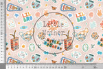 Lade das Bild in den Galerie-Viewer, Supersoft Premium BIO Jersey "Siblings" Lil Bro Off White 0,5 m