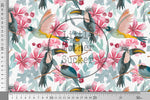Lade das Bild in den Galerie-Viewer, Lycra UV50+ "Jungle Birds" blooming 0,5 m Lager