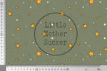 Lade das Bild in den Galerie-Viewer, Supersoft Premium BIO French Terry "Lichterwald" Sternchen 0,5 m