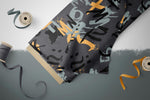 Lade das Bild in den Galerie-Viewer, Premium Jersey "ABCDEFG" dark Alphabet groß 0,5 m