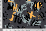 Lade das Bild in den Galerie-Viewer, Premium Jersey "ABCDEFG" dark Alphabet groß 0,5 m
