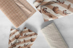 Lade das Bild in den Galerie-Viewer, Supersoft Premium BIO French Terry "Acorn" Dots 0,5 m