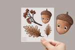Lade das Bild in den Galerie-Viewer, Bügelbild "Acorn"