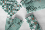 Lade das Bild in den Galerie-Viewer, Lycra "Aloha" Pixel klein 0,5 m Lager