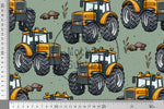 Lade das Bild in den Galerie-Viewer, Supersoft Premium BIO Jersey "Big Traktor" groß 0,8 m Rest