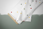 Lade das Bild in den Galerie-Viewer, Supersoft Premium BIO Jersey "Blätterzeit" Herzchen groß 0,5 m