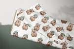 Lade das Bild in den Galerie-Viewer, Supersoft Premium BIO Jersey "Capybara" klein 0,5 m