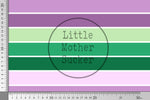 Lade das Bild in den Galerie-Viewer, Supersoft Premium BIO French Terry "Coolrabi" Stripes bunt 0,5 m