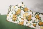 Lade das Bild in den Galerie-Viewer, Supersoft Premium BIO French Terry "Cornstar" Mais groß 0,5 m