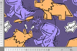 Lade das Bild in den Galerie-Viewer, Frottee Jersey "Dino ARRR" groß 0,5 m Lager