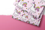 Lade das Bild in den Galerie-Viewer, Lycra "Einhornwelt" klein 0,5 m Lager