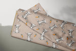 Lade das Bild in den Galerie-Viewer, Supersoft Premium BIO French Terry "Esel Mo" klein 0,5 m