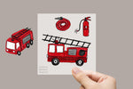 Lade das Bild in den Galerie-Viewer, Bügelbild "Feuerwehr Scratch"