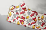 Lade das Bild in den Galerie-Viewer, Supersoft Premium BIO French Terry "Firetime" off white klein 0,5 m