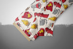 Lade das Bild in den Galerie-Viewer, Frottee Jersey "Firetime" COLLECTION 0,5 m