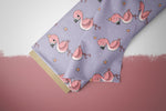 Lade das Bild in den Galerie-Viewer, Supersoft Premium BIO Jersey "Flamingochen" klein 0,5 m
