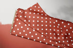 Lade das Bild in den Galerie-Viewer, Supersoft Premium BIO French Terry "Herbstfüchschen" blush Bow dots 0,5 m