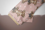 Lade das Bild in den Galerie-Viewer, Supersoft Premium Frottee Jersey "Highland Cowi" Girl groß 0,5 m