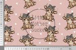 Lade das Bild in den Galerie-Viewer, Supersoft Premium BIO Jersey "Highland Cowi" Girl klein 0,5 m