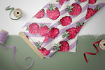 Lade das Bild in den Galerie-Viewer, Supersoft Premium BIO French Terry "Himbeerlein" 0,5 m