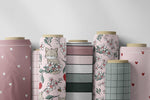 Lade das Bild in den Galerie-Viewer, Supersoft Premium BIO Jersey "Kirschkätzchen" Sakura groß 0,5 m