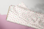 Lade das Bild in den Galerie-Viewer, Supersoft Premium BIO French Terry "Kitty Day" Dots klein 0,5 m