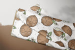 Lade das Bild in den Galerie-Viewer, Supersoft Premium French Terry "Kokosnüsschen" white groß 0,5 m