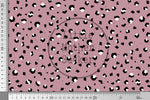 Lade das Bild in den Galerie-Viewer, Supersoft Premium BIO French Terry "Kürbiswiese" mauve Leo 0,5 m