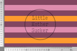 Lade das Bild in den Galerie-Viewer, Supersoft Premium BIO Jersey "Möhrchen" Streifen 0,5 m