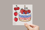 Lade das Bild in den Galerie-Viewer, Bügelbild "Obsttorte"