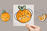 Lade das Bild in den Galerie-Viewer, Bügelbild "Orangi"