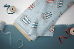 Lade das Bild in den Galerie-Viewer, Supersoft Premium French Terry "Popcorn Box" groß 0,5 m