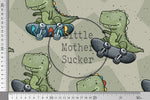 Lade das Bild in den Galerie-Viewer, Supersoft Premium French Terry "Rex Skate" sage groß 0,5 m