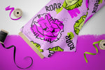 Lade das Bild in den Galerie-Viewer, Supersoft Premium BIO French Terry "Roar Leon" groß 0,5 m