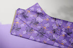Lade das Bild in den Galerie-Viewer, Supersoft Premium BIO Jersey "Twinkle Twinkle" purple klein 0,5 m