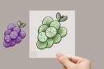 Lade das Bild in den Galerie-Viewer, Bügelbild "Weinbeeren"