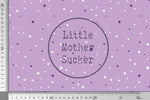Lade das Bild in den Galerie-Viewer, Supersoft Premium Jersey "Weinbeeren" Dots Lila helldunkel 0,5 m breiter
