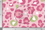 Lade das Bild in den Galerie-Viewer, Supersoft Premium BIO Jersey "LMS Leopard" cherry groß 0,5 m