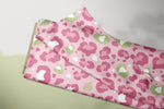 Lade das Bild in den Galerie-Viewer, Supersoft Premium BIO Jersey "LMS Leopard" cherry groß 0,5 m